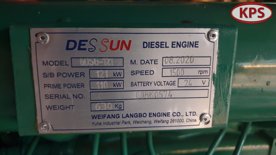 máy phát điện công nghiệp Dessun 100kVA