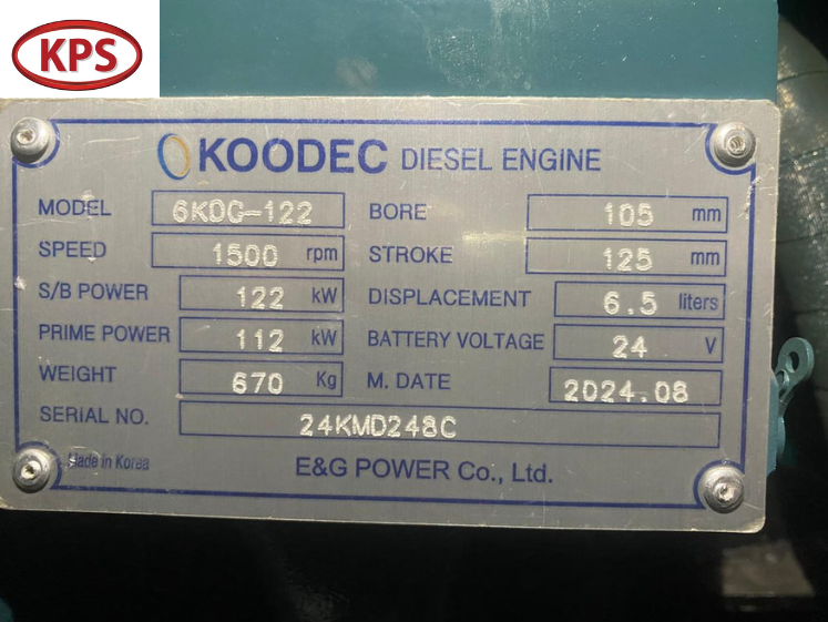 BÀN GIAO MÁY PHÁT ĐIỆN KOODEC 125KVA CHO CÔNG TY THÀNH HẢI XÃ PHÚC THỌ, HÀ NỘI