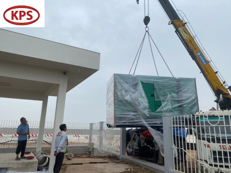 Bàn giao máy phát điện 800kVA cho công ty Cổ phần Kho cảng Nhiên liệu Hàng không Nam Đình Vũ