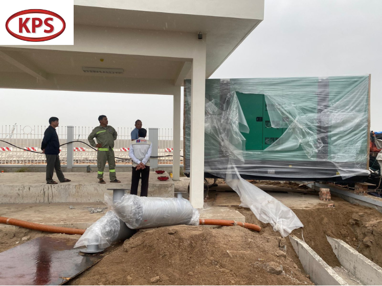 Bàn giao máy phát điện 800kVA cho công ty Cổ phần Kho cảng Nhiên liệu Hàng không Nam Đình Vũ