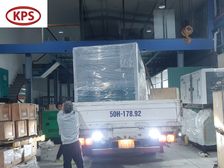 KPS bàn giao máy phát điện Hyundai 300kVA cho Công ty TNHH Trần Hậu Điển – Trại tôm giống tại Bình Thuận