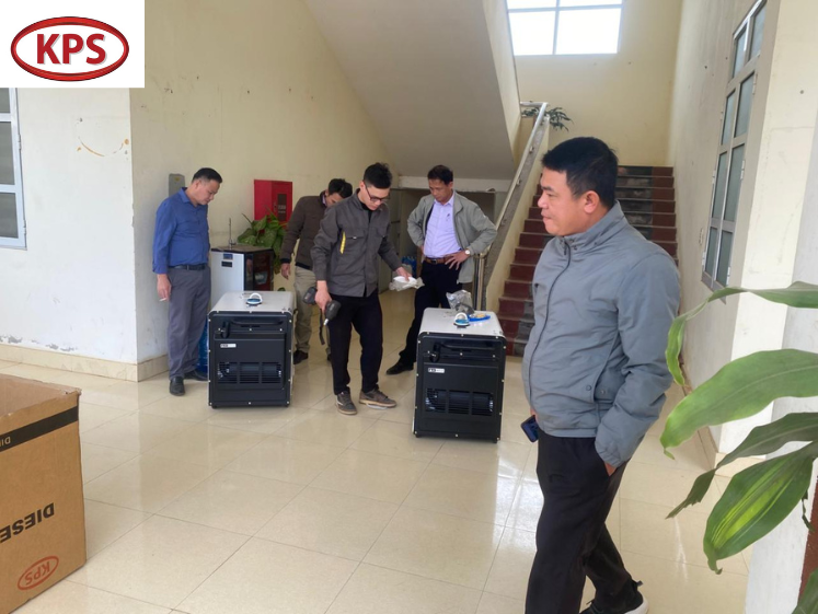 KPS BÀN GIAO THÀNH CÔNG 2 MÁY PHÁT ĐIỆN KP5000Q CHO KHÁCH HÀNG TẠI TUYÊN QUANG