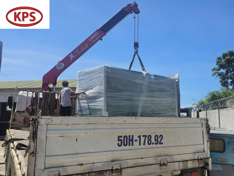 KPS bàn giao máy phát điện Hyundai 300kVA cho Công ty TNHH Trần Hậu Điển – Trại tôm giống tại Bình Thuận