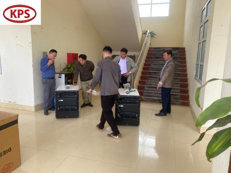 KPS BÀN GIAO THÀNH CÔNG 2 MÁY PHÁT ĐIỆN KP5000Q CHO KHÁCH HÀNG TẠI TUYÊN QUANG
