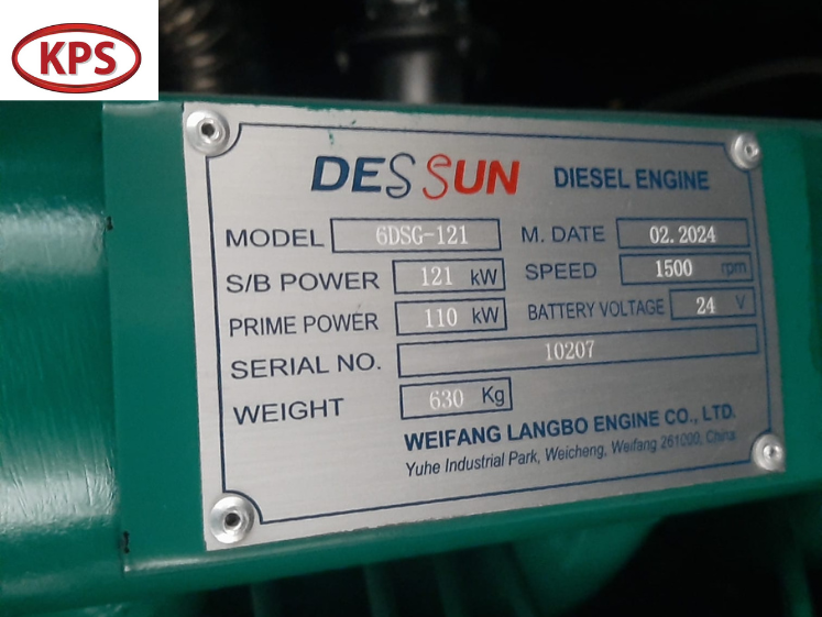 Bàn giao Máy phát điện Dessun KP-DE100-SR cho công ty TNHH Đầu tư Xây dựng An Gia