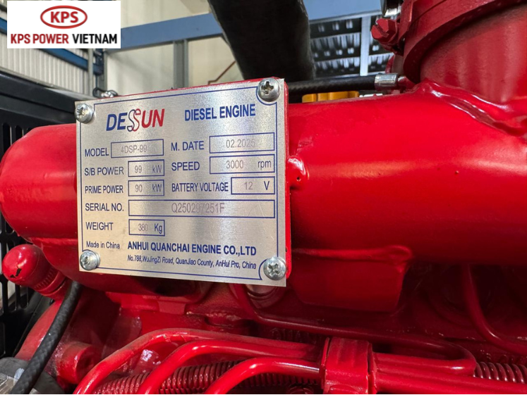 HOÀN THÀNH 4 CỤM BƠM CHỮA CHÁY CHO CÔNG TY TNHH DOOCH VINA