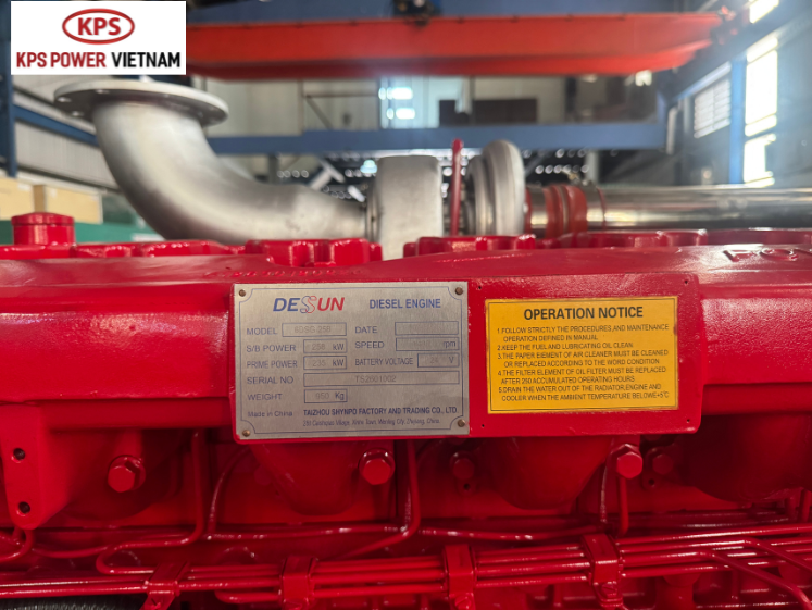 HOÀN THÀNH DỰ ÁN BƠM CHỮA CHÁY DESSUN 6DSG258 - Công ty Thắng Lợi