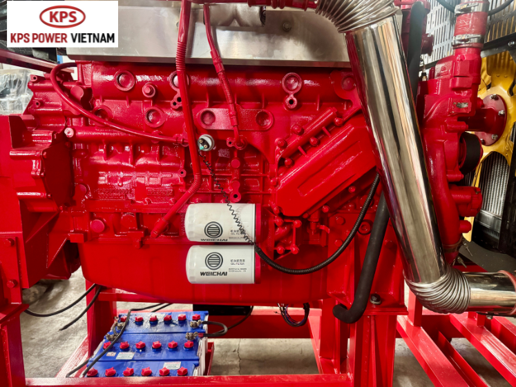 HOÀN THÀNH DỰ ÁN BƠM CHỮA CHÁY DESSUN 6DSG258 - Công ty Thắng Lợi