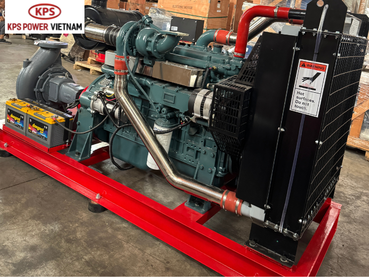 Dự án máy bơm chữa cháy KOODEC Model 6KDP-137 công suất 137kW - INTERWOOD VIỆT NAM