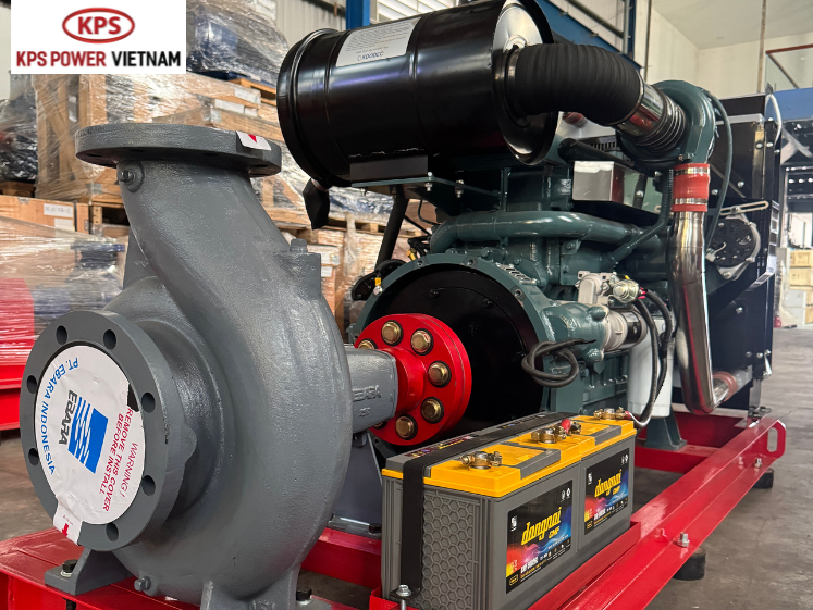 Dự án máy bơm chữa cháy KOODEC Model 6KDP-137 công suất 137kW - INTERWOOD VIỆT NAM