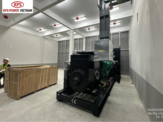 Bàn giao máy phát điện Cummins 2500kVA  dự án Phú Mỹ 3
