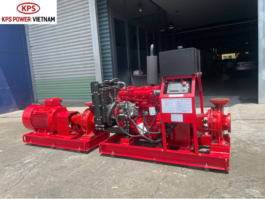 CỤM BƠM CHỮA CHÁY - DỰ ÁN CÔNG TY ĐẠI DƯƠNG VIỆT