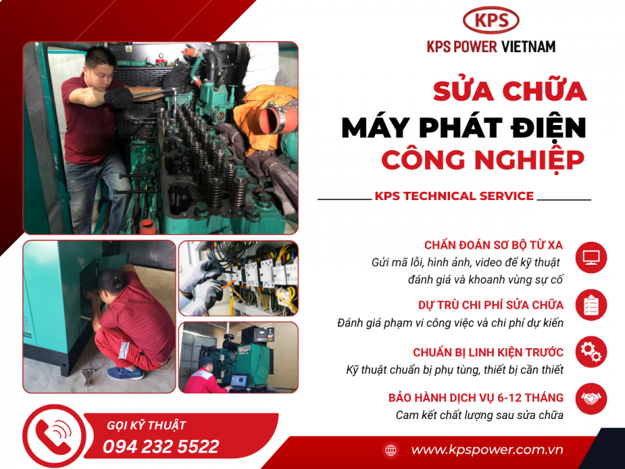Dịch vụ sửa chữa máy phát điện