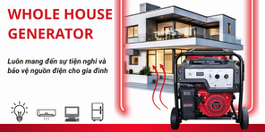 banner máy phát điện gia đình