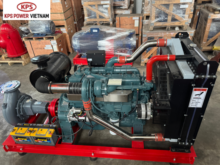 Dự án máy bơm chữa cháy KOODEC Model 6KDP-137 công suất 137kW - INTERWOOD VIỆT NAM