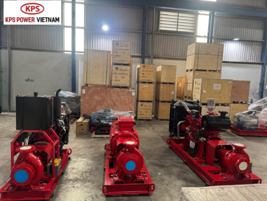 HOÀN THÀNH 4 CỤM BƠM CHỮA CHÁY CHO CÔNG TY TNHH DOOCH VINA