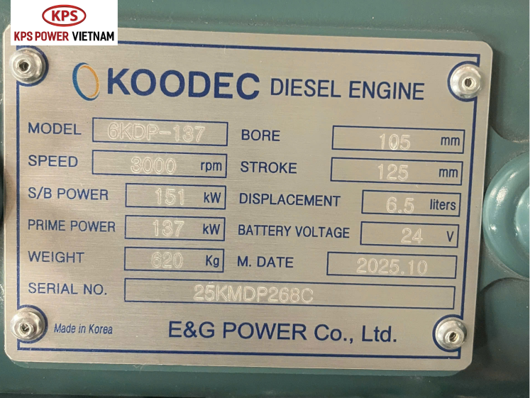 DỰ ÁN BƠM KOODEC 6KDG-137 CÔNG TY VƯƠNG PHÁT