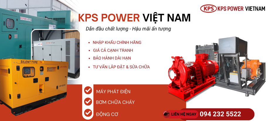 cung cấp máy phát điện, bơm chữa cháy, động cơ