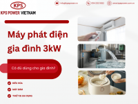 Máy phát điện gia đình 3kW có đủ dùng không?