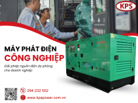 Máy phát điện công nghiệp: Giải pháp nguồn điện dự phòng cho doanh nghiệp