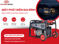 Máy phát điện gia đình: Chọn bao nhiêu kW để chạy điều hòa và thiết bị thiết yếu?