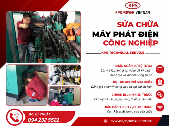 DỊCH VỤ SỬA CHỮA MÁY PHÁT ĐIỆN CÔNG NGHIỆP