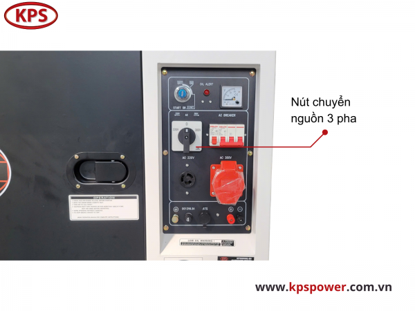 MÁY PHÁT ĐIỆN KPS KP12000Q-3D - 8.5KW 