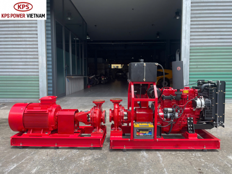 CỤM BƠM CHỮA CHÁY - DỰ ÁN CÔNG TY ĐẠI DƯƠNG VIỆT